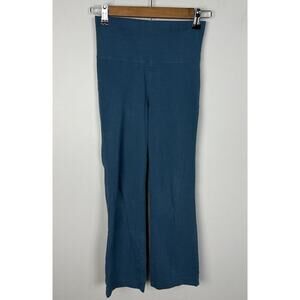 Hanna Andersson Blue Cotton Stretch Leggings Size 6-7 120cm Girl Kid Child